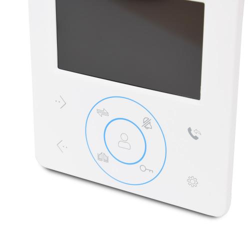 Комплект відеодомофона і відеопанель BCOM BD-480 White Kit Комплект відеодомофона і відеопанель BCOM BD-480 White Kit