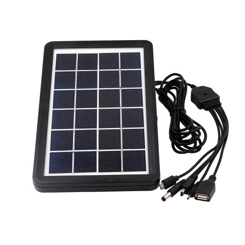 Сонячний зарядний пристрій Easy Power EP-0902 5в1 6V 3W Black (3_02832) Сонячний зарядний пристрій Easy Power EP-0902 5в1 6V 3W Black (3_02832)