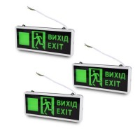 Комплект вказівників світлових Lightwell LW-EM-UD-3W LED 3W 3 шт Комплект вказівників світлових Lightwell LW-EM-UD-3W LED 3W 3 шт