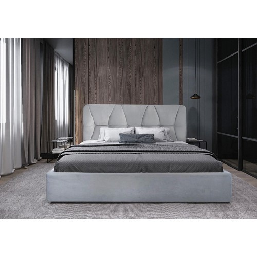 Ліжко BNB Galant Premium 90 х 190 см Allure З додатковою металевою цільнозварною рамою Сірий