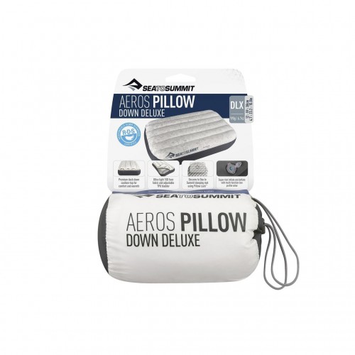 Подушка Sea To Summit Aeros Down Pillow Deluxe Сірий Подушка Sea To Summit Aeros Down Pillow Deluxe Сірий