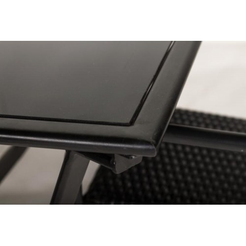 Обідній комплект меблів Cruzo Балі 7 предметів Чорний (os0001-4) Обідній комплект меблів Cruzo Балі 7 предметів Чорний (os0001-4)