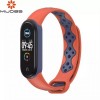 Ремінець MiJobs Sport Style для Xiaomi Mi Band 5/6 Orange Blue
