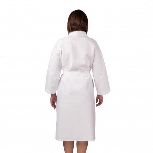Вафельний халат Luxyart Кімоно L Білий (LS-0402) в інтернет супермаркеті PbayMarket!