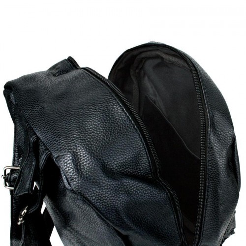 Рюкзак міський BackPack Заклепки Rivets Кожзам 30х23х12 см Чорний (22470) в інтернет супермаркеті PbayMarket!