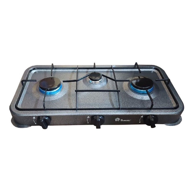 Таганок 3 конфорки Domotec VigohA MS-6603 Сірий