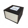 Подарункова упаковка - коробка для годинника BoX чорно-біла (IBW108-1)