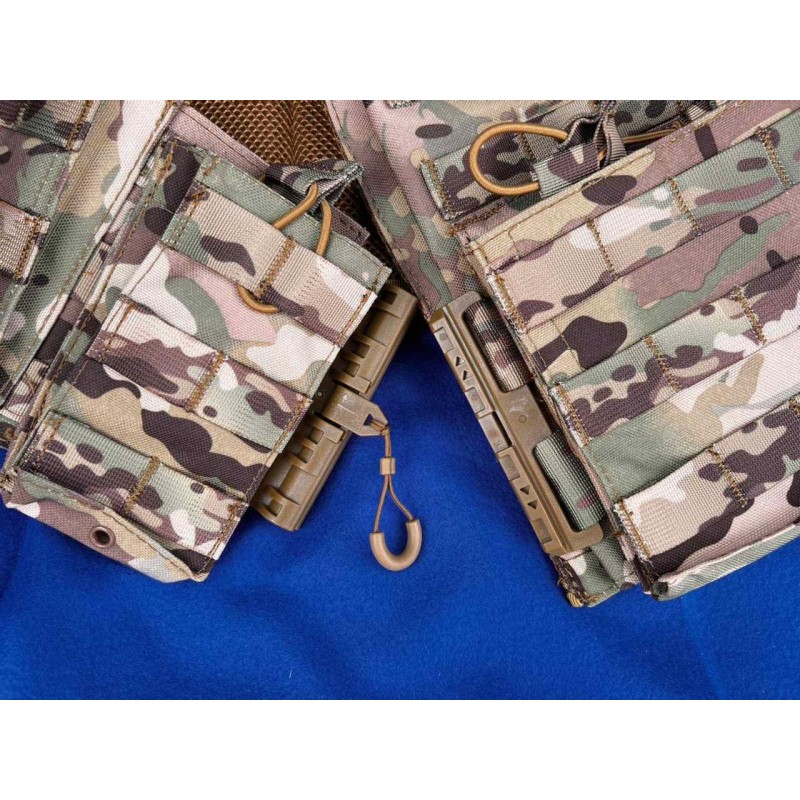 Плитоноска без плит з підсумками Yakeda One Size Мультикам (1771651517)