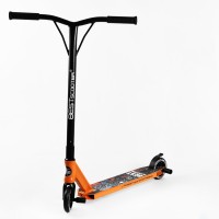 Самокат трюковий Best Scooter Skull Warrior HIC-система пеги алюмінієвий диск та дека 100 кг Orange and blue (106843)