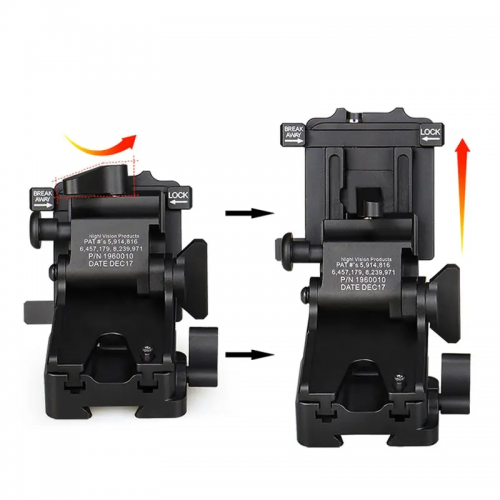 Кріплення No Brand для NVG c Horn та Dovetail інтерфейсами для PVS-7/14/15/18/21/31 Norotos CL24-0237 Чорний (2386808678)