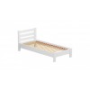 Ліжко дерев'яне Estella Рената Люкс 80х190 см Білий Щит Л4 (9201694026)