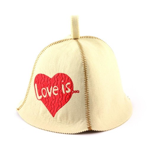 Банна шапка Luxyart Love is Білий (LA-409) в інтернет супермаркеті PbayMarket!