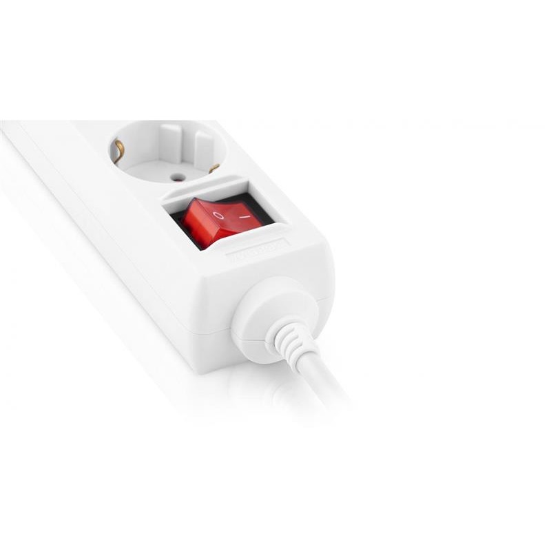 Фільтр живлення Real-el RS-6 Protect M 5м White (EL122300035)