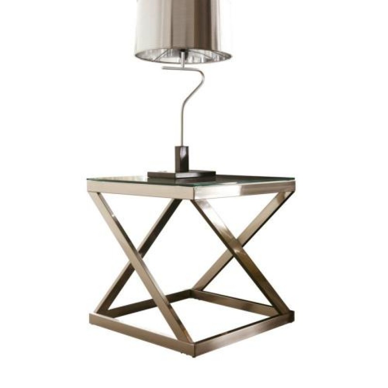 Кавовий журнальний столик у стилі Loft NS-579 580x550x550 мм Черный