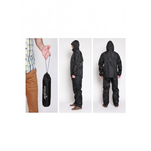 Костюм демісезонний водонепроникний Norfin RAIN р.XL Чорний 508004-XL Костюм демісезонний водонепроникний Norfin RAIN р.XL Чорний 508004-XL