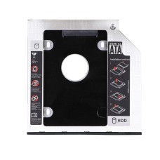 Кишеня-перехідник Optibay 9.5 мм Aluminum SSD/HDD SATA 3.0 DVD Black (32508_2917961)
