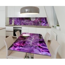 Наклейка 3Д вінілова на стіл Zatarga «Бэзовий ранок» 600х1200 мм (Z183354st)