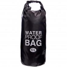 Водонепроникний гермомішок з плечовим ременем Waterproof Bag 10л TY-6878-10 (PVC) Чорний (PT0493)