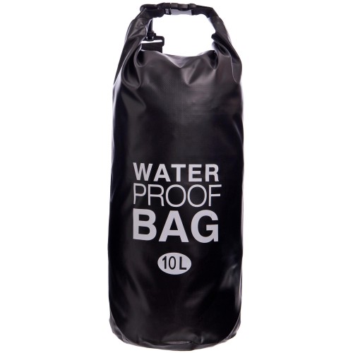 Водонепроникний гермомішок з плечовим ременем Waterproof Bag 10л TY-6878-10 (PVC) Чорний (PT0493) в інтернет супермаркеті PbayMarket!