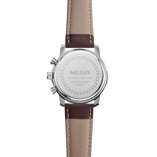 Годинник Megir Silver Brown MG2046 (ML2046GGR-7N8)