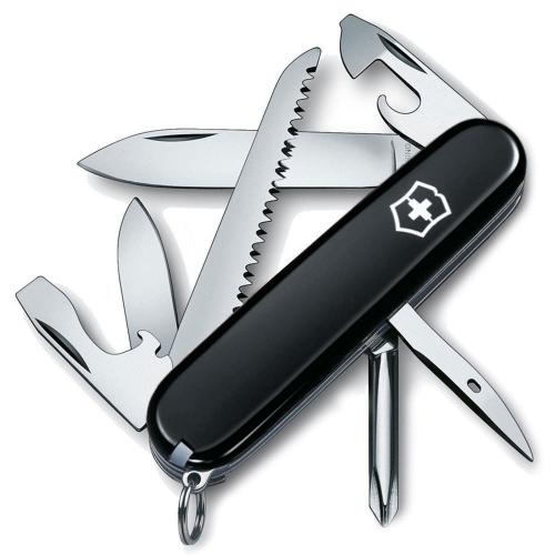 Складаний ніж Victorinox Hiker 91 мм 13 функцій Чорний (1.4613.3) Складаний ніж Victorinox Hiker 91 мм 13 функцій Чорний (1.4613.3)