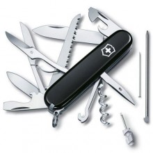 Складаний ніж Victorinox Huntsman 91 мм 18 функцій Чорний (1.3715.3)