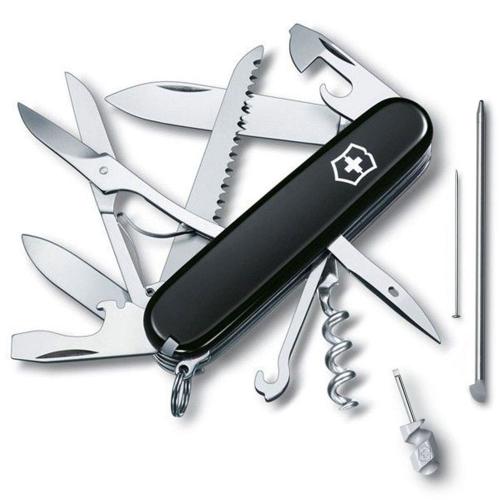 Складаний ніж Victorinox Huntsman 91 мм 18 функцій Чорний (1.3715.3) Складаний ніж Victorinox Huntsman 91 мм 18 функцій Чорний (1.3715.3)