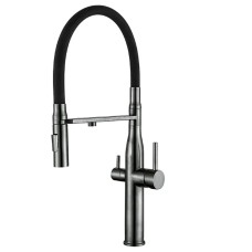 Змішувач для кухні Mixxus VTM-021REFL Black (417209)