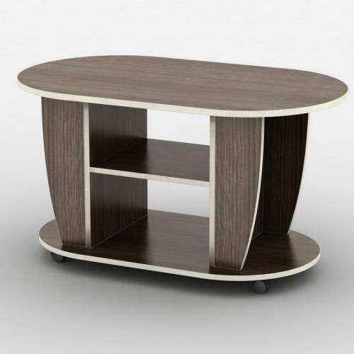 Журнальний столик Тиса Мебель Магнат Венге 55x60x110 см Журнальний столик Тиса Мебель Магнат Венге 55x60x110 см