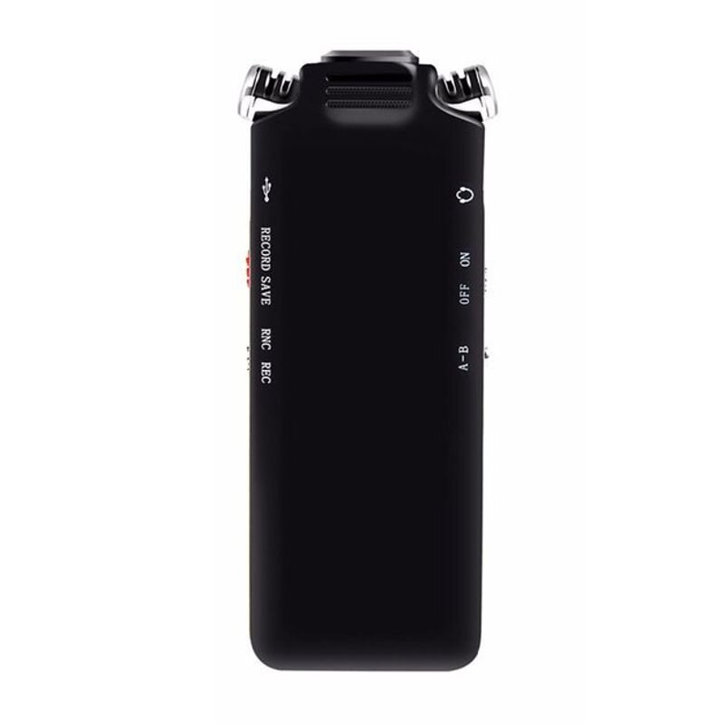 Цифровий диктофон з таймером для запису голосу Sttwunake V59, стерео, 8 Гб, чорний