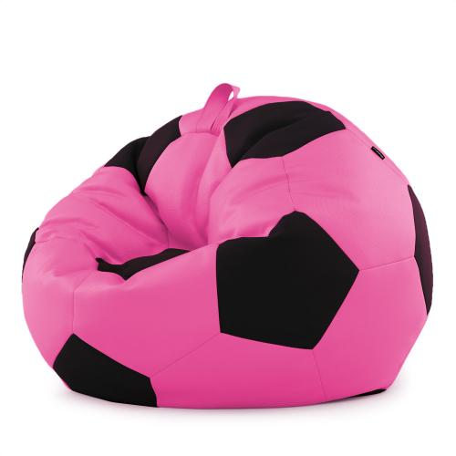 Крісло мішок М'яч Оксфорд 120см Студія Комфорту Великий Рожевий + Чорний Крісло мішок М'яч Оксфорд 120см Студія Комфорту Великий Рожевий + Чорний