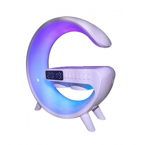 Настільна лампа-нічник Led Wireless Charging Speaker Google G11 8527 15W White Настільна лампа-нічник Led Wireless Charging Speaker Google G11 8527 15W White