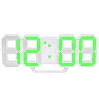 Годинник настільний No Brand LED від USB Білий (300096)
