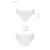 Трусики з прозорою вставкою Passion PS006 PANTIES white, size XL в інтернет супермаркеті PbayMarket!