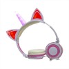 Навушники Linx Unicorn Ear Headphone з вушками Єдиноріг LED Рожевий (2996)