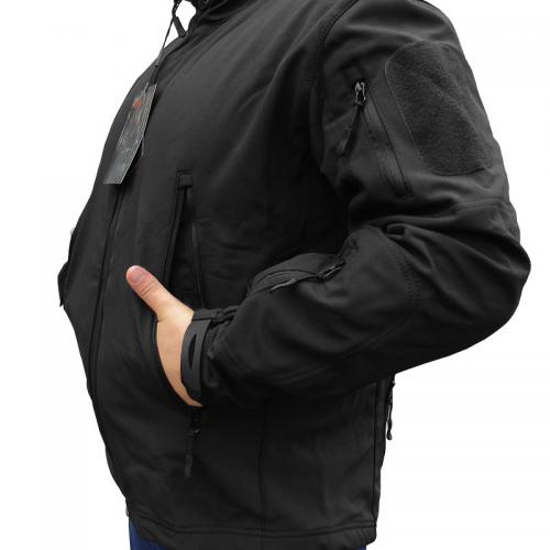 Тактична куртка Lesko Soft Shell A001 Black 5XL 4255-83772 Тактична куртка Lesko Soft Shell A001 Black 5XL 4255-83772