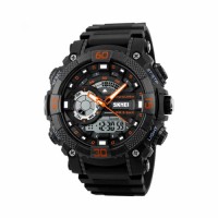 Годинник наручний чоловічий спортивний Skmei 1228 Black Годинник наручний чоловічий спортивний Skmei 1228 Black
