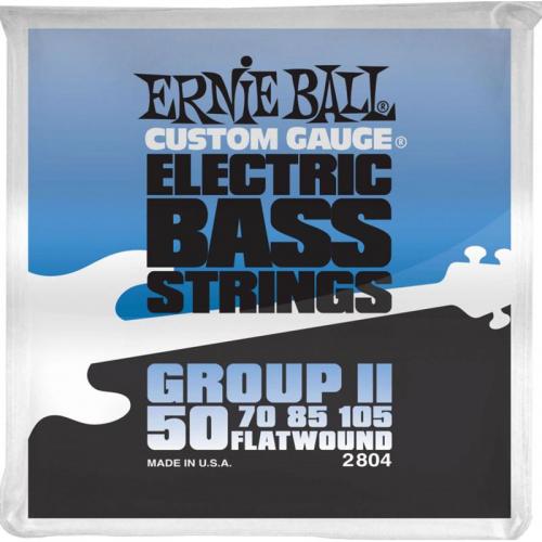 Струни для бас-гітари Ernie Ball 2804 Flatwound Bass Group II 50/105 Струни для бас-гітари Ernie Ball 2804 Flatwound Bass Group II 50/105