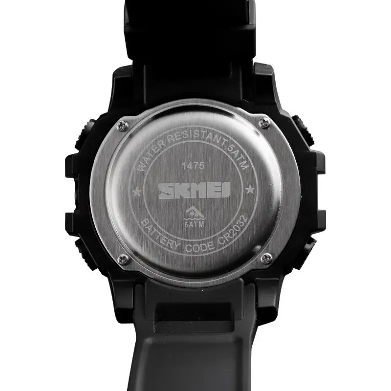 Чоловічий спортивний годинник Skmei 1475 Золотистий