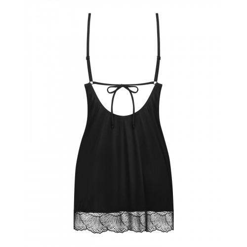 Пеньюар і трусики Obsessive Lobellis chemise & thong M/L