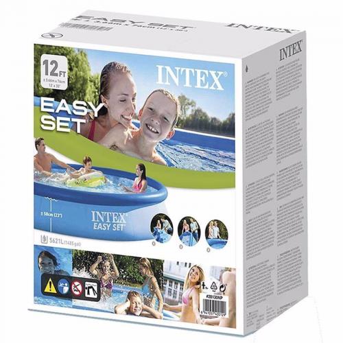 Надувний басейн сімейний Intex 28130 366х76 см 5621 л Синій (33793) Надувний басейн сімейний Intex 28130 366х76 см 5621 л Синій (33793)