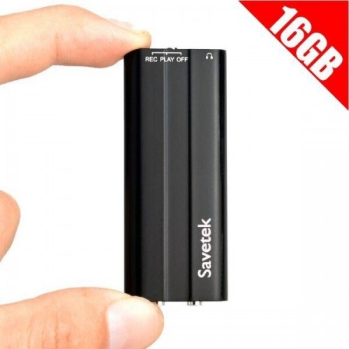 Міні диктофон Savetek 600 16 ГБ Чорний (100543) в інтернет супермаркеті PbayMarket!