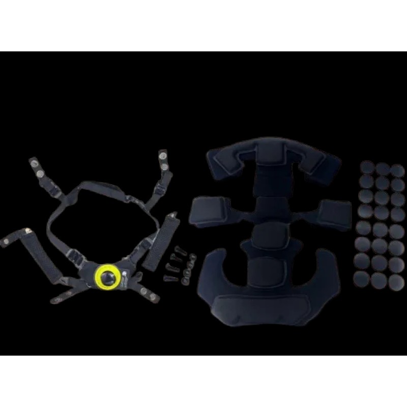 Мистема кріплень для шолома із подушками Wendy system Чорний (2136520041)