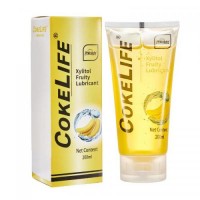 Фруктовий лубрикант CokeLife із ароматом банана 200 ml PinkNight