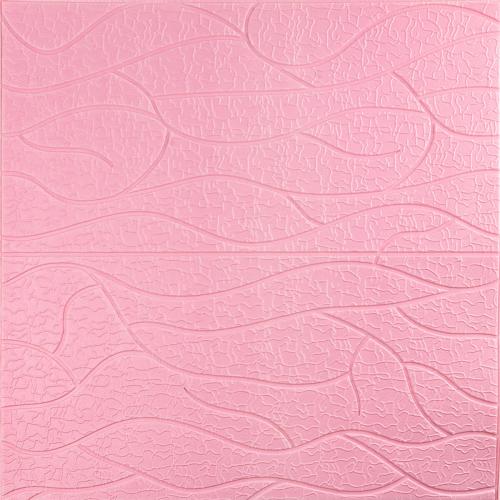 Панель 3D Pink Sticker Wall 700х700х6 мм Рожевий (D) SW-00001950 Панель 3D Pink Sticker Wall 700х700х6 мм Рожевий (D) SW-00001950