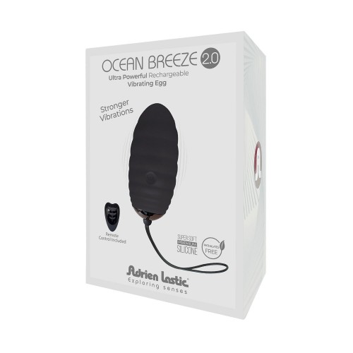 Виброяйце Adrien Lastic Ocean Breeze 2.0 Black в інтернет супермаркеті PbayMarket!