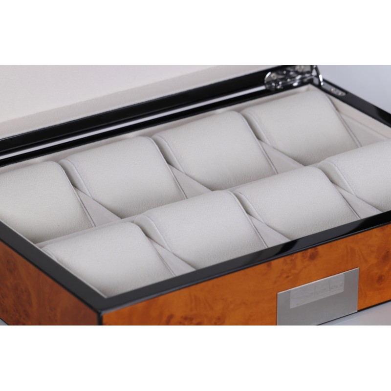 Скринька для зберігання годинників Salvadore WB/2022/8.BURL Brown