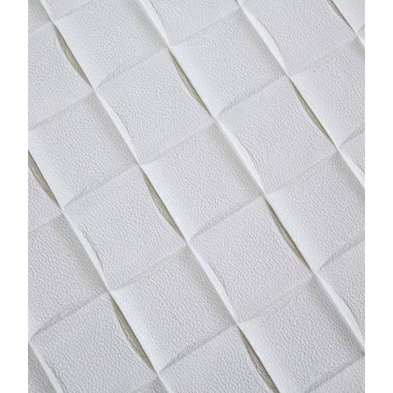 Самоклеюча декоративна 3D панель біла лоза Loft Expert 700x700x5 мм