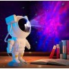 Нічник-проектор з ефектом зоряного неба лазерний з пультом A-PLUS Астронавт 8628 8 галактик Білий