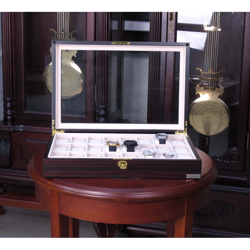 Скринька для зберігання годинників Salvadore WB/1087/24.E Бордовий